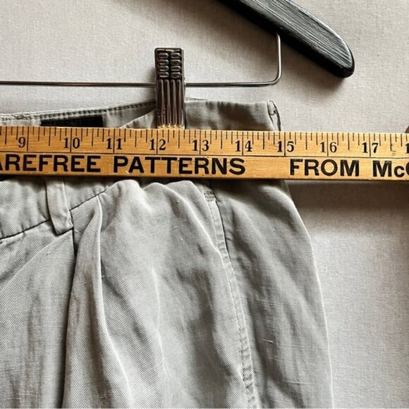 Adriano Goldschmied AG Anthropologie Evan Relaxed Pleated Linen Trouser Sz 29R - Picture 11 of 13